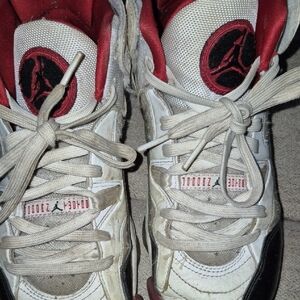 Nike Red and White Sneakers